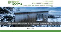 Desktop Screenshot of gardenroomsscotland.com